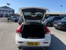 USED 2019 19 VOLVO V40 2.0 T2 R-Design Edition Hatchback 5dr Petrol Manual Euro 6-2 OWNER CAR FINISHED IN ICE WHITE WITH BLACK LEATHER UPHOLSTERY-ELECTRIC MEMORY SEAT-ELECTRIC FOLDING MIRRORS-BLUETOOTH-CRUISE CONTROL-SATNAV-REVERSE CAMERA DAB RADIO-AIR CONDITIONING AND 7 VOLVO SERVICES  