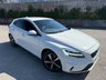 USED 2019 19 VOLVO V40 2.0 T2 R-Design Edition Hatchback 5dr Petrol Manual Euro 6-2 OWNER CAR FINISHED IN ICE WHITE WITH BLACK LEATHER UPHOLSTERY-ELECTRIC MEMORY SEAT-ELECTRIC FOLDING MIRRORS-BLUETOOTH-CRUISE CONTROL-SATNAV-REVERSE CAMERA DAB RADIO-AIR CONDITIONING AND 7 VOLVO SERVICES  