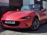 USED 2016 16 MAZDA MX-5 2.0 SKYACTIV-G Sport Nav Convertible 2dr Petrol Manual Euro 6 (160 ps) LEATHER & SAT NAV!