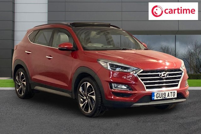 View our Hyundai Tucson 1.6 T-GDi Premium SE SUV 5dr Petrol DCT Euro 6 (s/s) (177 ps) Panoramic Sunroof, Rear View Camera, Front / Rear Parking Sensors, Android Auto / Apple CarPlay, Heated Steering Wheel