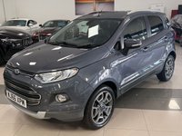 USED 2016 66 FORD ECOSPORT 1.5 TDCi Titanium SUV 5dr Diesel Manual 2WD Euro 6 (95 ps) FULL SERVICE HISTORY + 2 KEYS + 8 SERVICES + TITANIUM MODEL!!