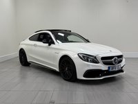 USED 2018 18 MERCEDES-BENZ C-CLASS 4.0 C63 V8 BiTurbo AMG S (Premium) Coupe 2dr Petrol SpdS MCT Euro 6 (s/s) (510 ps) SUNROOF  UPGRADED WHEELS + DRIVING ASSISTANCE PACK + AMG NIGHT PACK