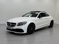 USED 2018 18 MERCEDES-BENZ C-CLASS 4.0 C63 V8 BiTurbo AMG S (Premium) Coupe 2dr Petrol SpdS MCT Euro 6 (s/s) (510 ps) SUNROOF  UPGRADED WHEELS + DRIVING ASSISTANCE PACK + AMG NIGHT PACK