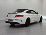 USED 2018 18 MERCEDES-BENZ C-CLASS 4.0 C63 V8 BiTurbo AMG S (Premium) Coupe 2dr Petrol SpdS MCT Euro 6 (s/s) (510 ps) SUNROOF  UPGRADED WHEELS + DRIVING ASSISTANCE PACK + AMG NIGHT PACK