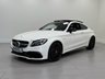 USED 2018 18 MERCEDES-BENZ C-CLASS 4.0 C63 V8 BiTurbo AMG S (Premium) Coupe 2dr Petrol SpdS MCT Euro 6 (s/s) (510 ps) SUNROOF  UPGRADED WHEELS + DRIVING ASSISTANCE PACK + AMG NIGHT PACK