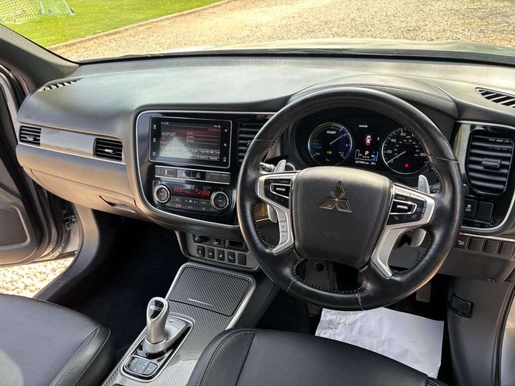 USED 2019 19 MITSUBISHI OUTLANDER 2.4h TwinMotor 13.8kWh 4h SUV 5dr Petrol Plug-in Hybrid CVT 4WD Euro 6 (s/s) (209 ps) &pound;ZERO DEPOSIT FINANCE