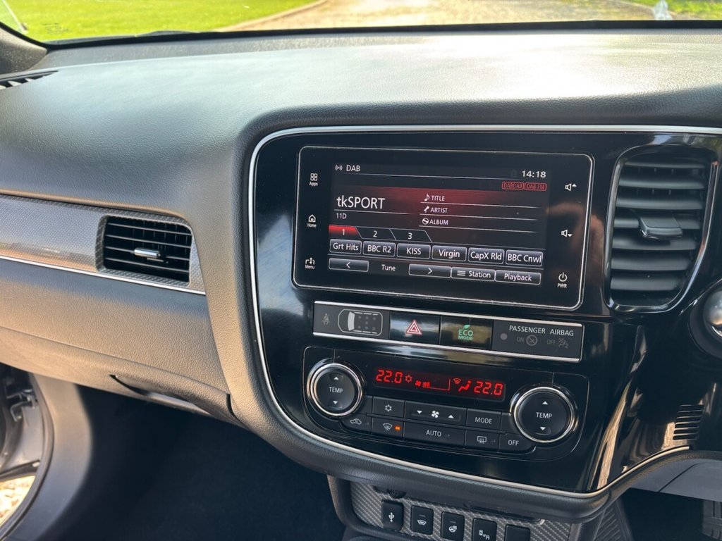 USED 2019 19 MITSUBISHI OUTLANDER 2.4h TwinMotor 13.8kWh 4h SUV 5dr Petrol Plug-in Hybrid CVT 4WD Euro 6 (s/s) (209 ps) &pound;ZERO DEPOSIT FINANCE