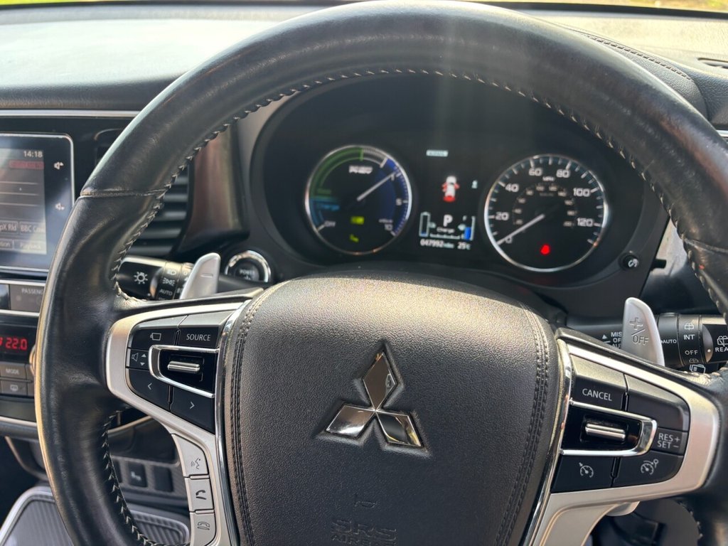 USED 2019 19 MITSUBISHI OUTLANDER 2.4h TwinMotor 13.8kWh 4h SUV 5dr Petrol Plug-in Hybrid CVT 4WD Euro 6 (s/s) (209 ps) &pound;ZERO DEPOSIT FINANCE