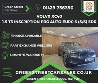 USED 2021 21 VOLVO XC40 1.5 T3 Inscription Pro Auto Euro 6 (s/s) 5dr 1 Owner Full Service History