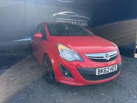 USED 2012 62 VAUXHALL CORSA 1.4 16V SRi Euro 5 3dr service history 12 month mot