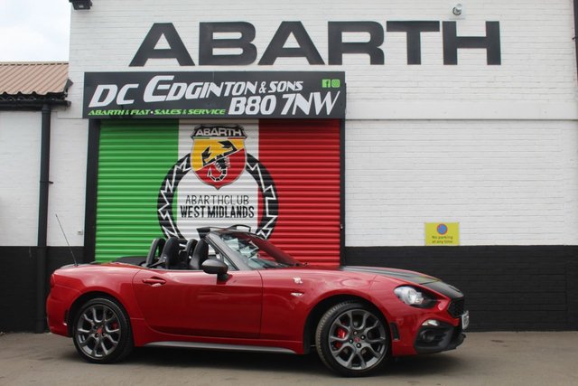 2018 18 Abarth 124 Spider 1.4 MultiAir Convertible 2dr Petrol Manual Euro 6 (170 ps)