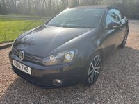 USED 2015 15 VOLKSWAGEN GOLF 2.0 TDI BlueMotion Tech GT Cabriolet Euro 5 (s/s) 2dr 