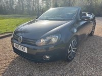 USED 2015 15 VOLKSWAGEN GOLF 2.0 TDI BlueMotion Tech GT Cabriolet Euro 5 (s/s) 2dr 