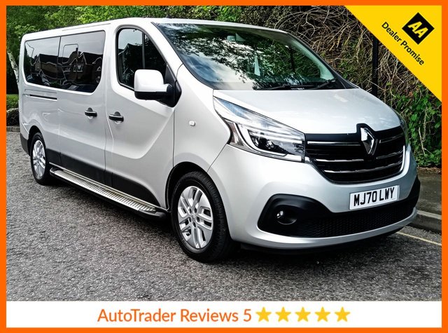 View our Renault Trafic 2.0 dCi ENERGY 30 Sport Nav Minibus 5dr Diesel EDC LWB Euro 6 (s/s) (9 Seat) (170 ps).*AUTO*LWB L2*RENAULT HISTORY*OVER 70 MINIBUSES IN STOCK*
