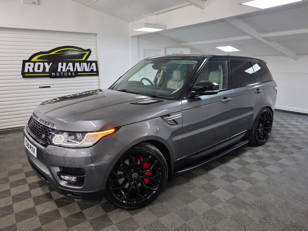 USED 2015 15 LAND ROVER RANGE ROVER SPORT 3.0 SD V6 HSE SUV 5dr Diesel Auto 4WD Euro 5 (s/s) (306 ps) Bluetooth - SatNav - Sensors!