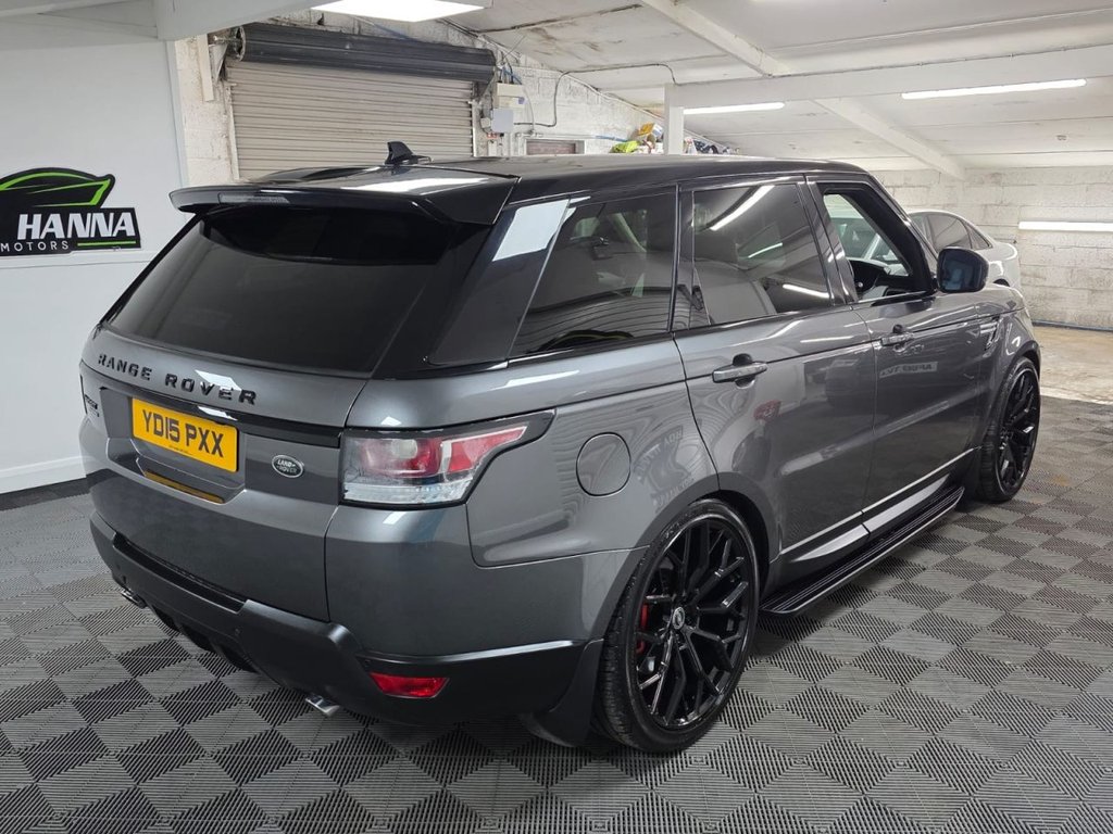 USED 2015 15 LAND ROVER RANGE ROVER SPORT 3.0 SD V6 HSE SUV 5dr Diesel Auto 4WD Euro 5 (s/s) (306 ps) Bluetooth - SatNav - Sensors!