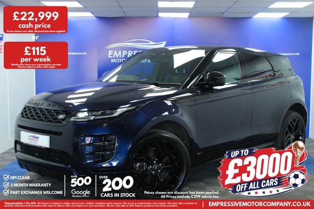 View our Land Rover Range Rover Evoque 2.0 P200 MHEV R-Dynamic SE SUV 5dr Petrol Auto 4WD Euro 6 (s/s) (200 ps)