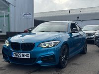 USED 2019 69 BMW 2 SERIES 3.0 M240i GPF Coupe 2dr Petrol Auto Euro 6 (s/s) (340 ps) THIS CAR COMES WITH 6 MONTHS WARRANTY , BREAKDOWN COVER & RECOVERY++  GREAT EXAMPLE OF AUTOMATIC PERFORMANCE CAR APPLE CAR PLAY/ ANDRIOD AUTO + NAVIGATION SYSTEM + BLUETOOTH + DAB RADIO + USB CONNECTION + FRONT AND REAR PARKING SENSORS + FRONT HEATED SEATS + CRUISE CONTROL + CLIMATE CONTROL + PRIVACY GLASS + 18 INCH ALLOY WHEELS + HARMINKARDIN SOUND SYSTEM + AUTO START STOP + TRACTION CONTROL + DAY TIME RUNNING LIGHTS + KEY LESS START + ICE ROAD WARNINGS + FULL LEATEHER STITCHED  STEERING WHEEL