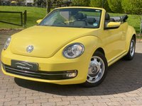 USED 2014 14 VOLKSWAGEN BEETLE 1.6 TDI BlueMotion Tech Design Cabriolet 2dr Diesel Manual Euro 5 (s/s) (105 ps) Absolutely Stunning Car