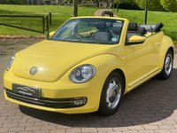 USED 2014 14 VOLKSWAGEN BEETLE 1.6 TDI BlueMotion Tech Design Cabriolet 2dr Diesel Manual Euro 5 (s/s) (105 ps) Absolutely Stunning Car