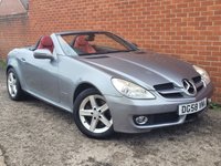 USED 2008 58 MERCEDES-BENZ SLK 1.8 SLK200K Convertible 2dr Petrol Tiptronic Euro 4 (184 ps) FULL RED LEATHER - VERY LOW MILES