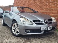 USED 2008 58 MERCEDES-BENZ SLK 1.8 SLK200K Convertible 2dr Petrol Tiptronic Euro 4 (184 ps) FULL RED LEATHER - VERY LOW MILES