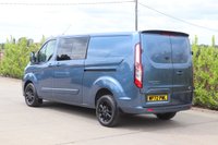 USED 2022 72 FORD TRANSIT CUSTOM 2.0 320 EcoBlue Limited Crew Van Double Cab 5dr Diesel Auto L2 H1 Euro 6 (s/s) (170 ps) 