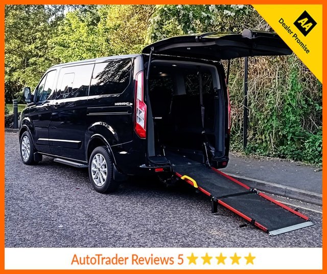 View our Ford Tourneo Custom 2.0 320 EcoBlue Titanium Minibus 5dr Diesel Auto L1 Euro 6 (s/s) (130 ps).*6 SEATS+RAMP*AUTO*FORD HISTORY*OVER 70 MINIBUSES IN STOCK*
