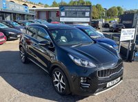 USED 2018 18 KIA SPORTAGE 1.7 CRDi GT-Line SUV 5dr Diesel DCT Euro 6 (s/s) (139 bhp) AUTO + SAT NAV + REAR CAMERA + CARPLAY + GT-LINE + SENSORS