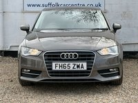 USED 2016 65 AUDI A3 1.6 TDI ultra SE Technik Sportback 5dr Diesel Manual Euro 6 (s/s) (110 ps) www.suffolkcarcentre.co.uk - Located at Lowestoft