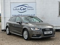 USED 2016 65 AUDI A3 1.6 TDI ultra SE Technik Sportback 5dr Diesel Manual Euro 6 (s/s) (110 ps) www.suffolkcarcentre.co.uk - Located at Lowestoft