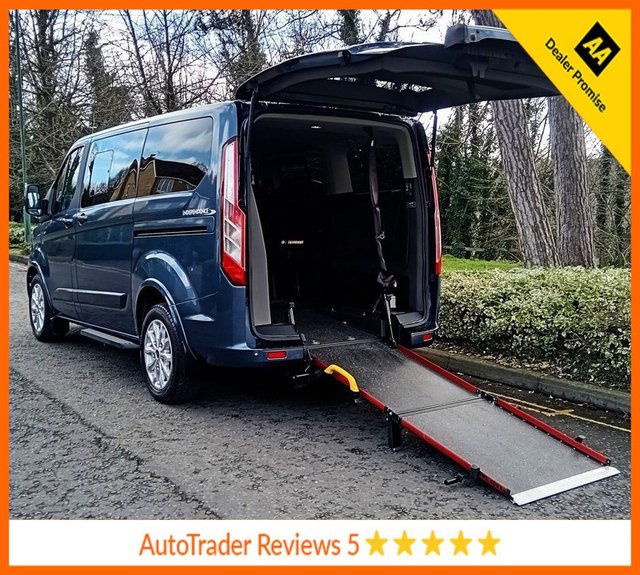 View our Ford Tourneo Custom 2.0 320 EcoBlue Titanium Minibus 5dr Diesel Auto L1 Euro 6 (s/s) (130 ps).*SIX SEATS+RAMP*AUTO*FORD HISTORY*OVER 70 MINIBUSES IN STOCK*