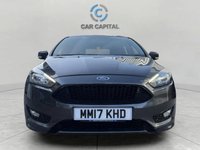 USED 2017 17 FORD FOCUS 1.0T EcoBoost ST-Line Hatchback 5dr Petrol Auto Euro 6 (s/s) (125 ps) PARK SENSORS+WARRANTY+ULEZ+2 KEYS
