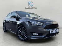 USED 2017 17 FORD FOCUS 1.0T EcoBoost ST-Line Hatchback 5dr Petrol Auto Euro 6 (s/s) (125 ps) PARK SENSORS+WARRANTY+ULEZ+2 KEYS