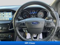 USED 2017 17 FORD FOCUS 1.0T EcoBoost ST-Line Hatchback 5dr Petrol Auto Euro 6 (s/s) (125 ps) PARK SENSORS+WARRANTY+ULEZ+2 KEYS