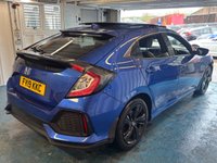 USED 2019 19 HONDA CIVIC 1.0 VTEC Turbo EX Hatchback 5dr Petrol Manual Euro 6 (s/s) (126 ps)+2 KEYS+1 FORMER KEEPER+PRIVACY+FSH 6 STAMPS+PANORAMIC SUNROOF+NAV+PARK CONTROL+MEDIA+FULL LEATHER SEATS+BLACK ALLOY WHEELS+BLUETOOTH+ 2 KEYS+1 FORMER KEEPER+PRIVACY+FSH 6 STAMPS+PANORAMIC SUNROOF+NAV+PARK CONTROL+MEDIA+FULL LEATHER SEATS+BLACK ALLOY WHEELS+BLUETOOTH+CLIMATE+CRUISE+HEATED FRONT SEATS+HPI CLEAR