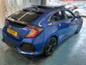 USED 2019 19 HONDA CIVIC 1.0 VTEC Turbo EX Hatchback 5dr Petrol Manual Euro 6 (s/s) (126 ps)+2 KEYS+1 FORMER KEEPER+PRIVACY+FSH 6 STAMPS+PANORAMIC SUNROOF+NAV+PARK CONTROL+MEDIA+FULL LEATHER SEATS+BLACK ALLOY WHEELS+BLUETOOTH+ 2 KEYS+1 FORMER KEEPER+PRIVACY+FSH 6 STAMPS+PANORAMIC SUNROOF+NAV+PARK CONTROL+MEDIA+FULL LEATHER SEATS+BLACK ALLOY WHEELS+BLUETOOTH+CLIMATE+CRUISE+HEATED FRONT SEATS+HPI CLEAR