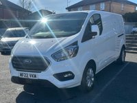 USED 2022 22 FORD TRANSIT CUSTOM 2.0 300 EcoBlue Limited Panel Van 5dr Diesel Manual L2 H1 Euro 6 (s/s) (130 ps) Great Van Great Price, Finance Available
