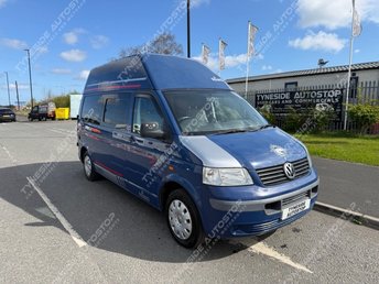2007 VOLKSWAGEN TRANSPORTER 2 BERTH VOLKSWAGEN TRANSPORTER CAMPER 2.5 TDI PD T30  Diesel Automatic L3 H1 (128 bhp) &pound;14999.00