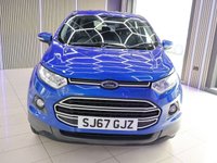 USED 2017 67 FORD ECOSPORT 1.5 Zetec SUV 5dr Petrol Powershift 2WD Euro 5 (112 ps) AWARD WINNING DEALERSHIP