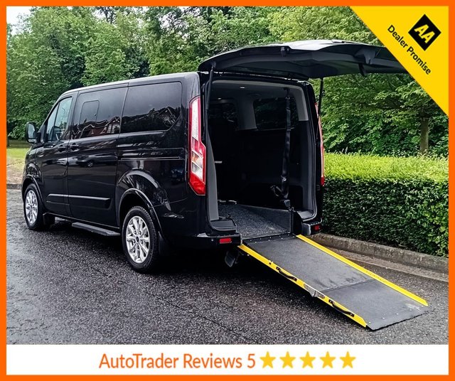 View our Ford Tourneo Custom 2.0 320 EcoBlue Titanium Minibus 5dr Diesel Auto L1 Euro 6 (s/s) (130 ps).*7 SEATS+RAMP*AUTO*LOW MILEAGE*OVER 70 MINIBUSES IN STOCK*
