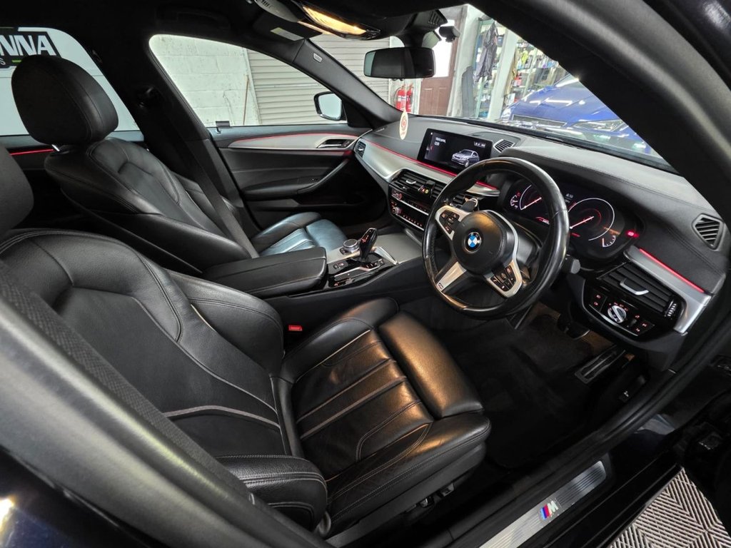 USED 2019 19 BMW 5 SERIES 2.0 520d M Sport Saloon 4dr Diesel Auto Euro 6 (s/s) (190 ps) SATNAV - Speed Limiter