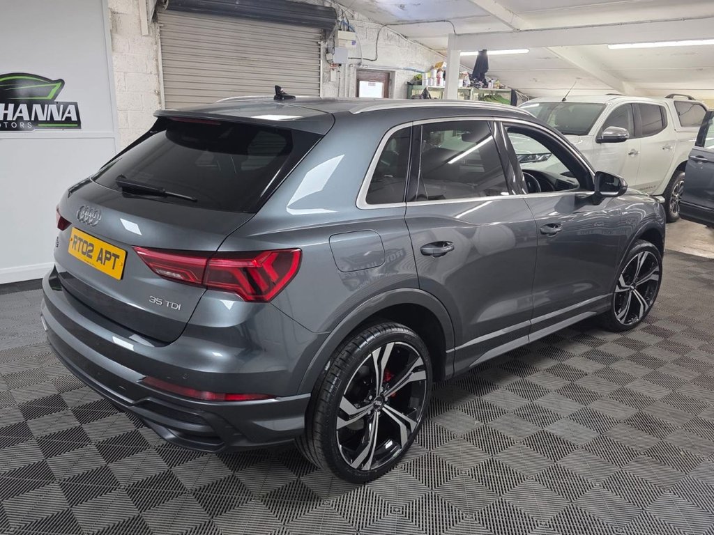 USED 2019 02 AUDI Q3 2.0 TDI 35 S line SUV 5dr Diesel S Tronic Euro 6 (s/s) (150 ps) Lane Departure