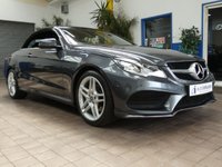 USED 2014 06 MERCEDES-BENZ E-CLASS 2.0 E200 AMG Line Cabriolet 2dr Petrol G-Tronic+ Euro 6 (s/s) (184 ps) SAT NAV AIR SCARF HEATED SEATS LEATHER INTERIOR CRUISE CONTROL PARKING SENSORS 2 OWNERS EXCELLENT SERVICE HISTORY 9 SERVICES TO 57K MILES WARRANTY