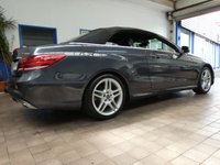 USED 2014 06 MERCEDES-BENZ E-CLASS 2.0 E200 AMG Line Cabriolet 2dr Petrol G-Tronic+ Euro 6 (s/s) (184 ps) SAT NAV AIR SCARF HEATED SEATS LEATHER INTERIOR CRUISE CONTROL PARKING SENSORS 2 OWNERS EXCELLENT SERVICE HISTORY 9 SERVICES TO 57K MILES WARRANTY