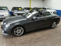 USED 2014 06 MERCEDES-BENZ E-CLASS 2.0 E200 AMG Line Cabriolet 2dr Petrol G-Tronic+ Euro 6 (s/s) (184 ps) SAT NAV AIR SCARF HEATED SEATS LEATHER INTERIOR CRUISE CONTROL PARKING SENSORS 2 OWNERS EXCELLENT SERVICE HISTORY 9 SERVICES TO 57K MILES WARRANTY