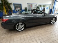 USED 2014 06 MERCEDES-BENZ E-CLASS 2.0 E200 AMG Line Cabriolet 2dr Petrol G-Tronic+ Euro 6 (s/s) (184 ps) SAT NAV AIR SCARF HEATED SEATS LEATHER INTERIOR CRUISE CONTROL PARKING SENSORS 2 OWNERS EXCELLENT SERVICE HISTORY 9 SERVICES TO 57K MILES WARRANTY