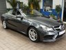 USED 2014 06 MERCEDES-BENZ E-CLASS 2.0 E200 AMG Line Cabriolet 2dr Petrol G-Tronic+ Euro 6 (s/s) (184 ps) SAT NAV AIR SCARF HEATED SEATS LEATHER INTERIOR CRUISE CONTROL PARKING SENSORS 2 OWNERS EXCELLENT SERVICE HISTORY 9 SERVICES TO 57K MILES WARRANTY