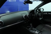 USED 2019 19 AUDI A3 2.0 TDI 35 Black Edition Saloon 4dr Diesel S Tronic Euro 6 (s/s) (150 ps) PANORAMIC SUNROOF