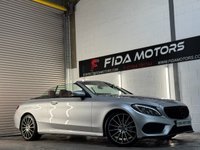 USED 2018 68 MERCEDES-BENZ C-CLASS 2.0 C200 AMG Line (Premium Plus) Cabriolet 2dr Petrol G-Tronic+ Euro 6 (s/s) (184 ps) FINANCE+DRIVE AWAY SAME SAY